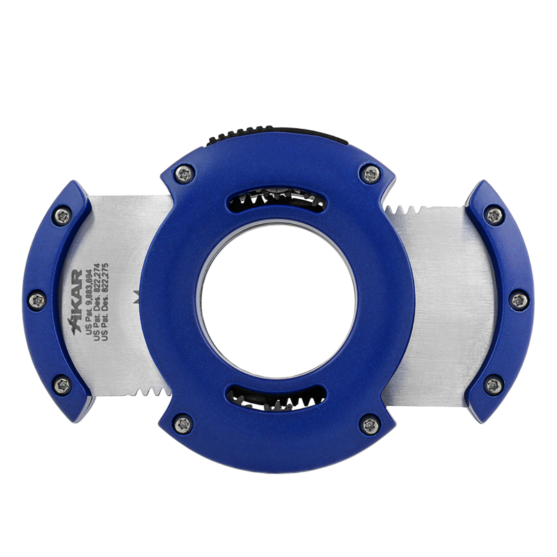 XIKAR® XO Cigar Cutters Blue & Silver