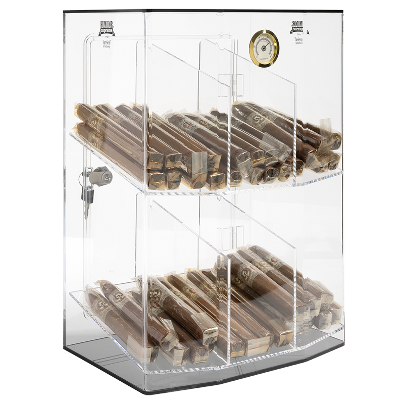 Humidor Supreme® Acrylic Cigar Display Humidors Bin6