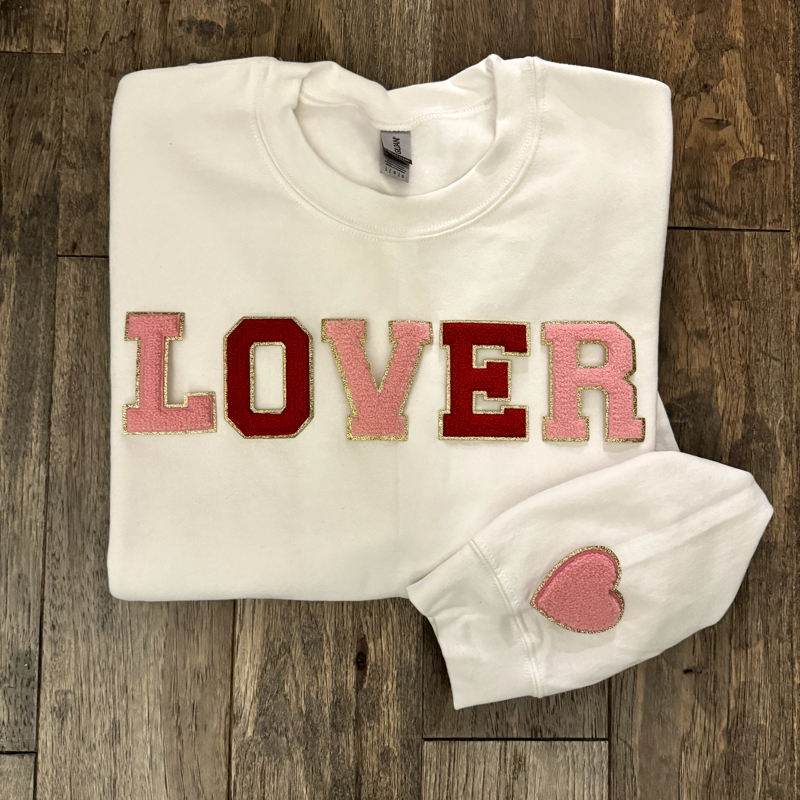 LOVER Patch Sweatshirt (Crewneck Sweatshirt)