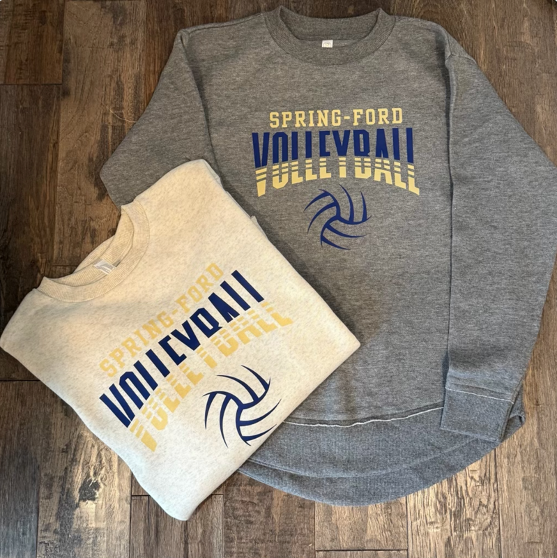 Spring-Ford Volleyball Two Tone (T-Shirt)