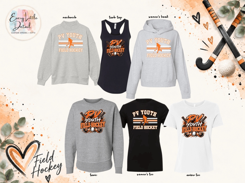 PV Youth Field Hockey (Women's Racerback Tank Top)