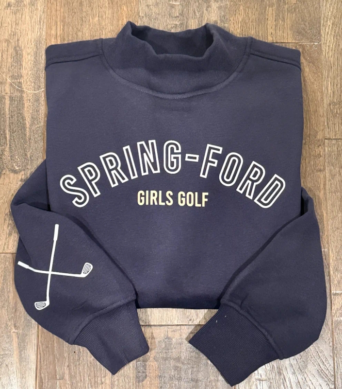 SF Girl's Golf Mock Neck