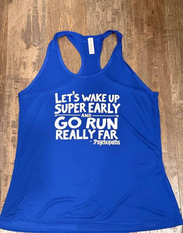 Royal Blue Running Tank