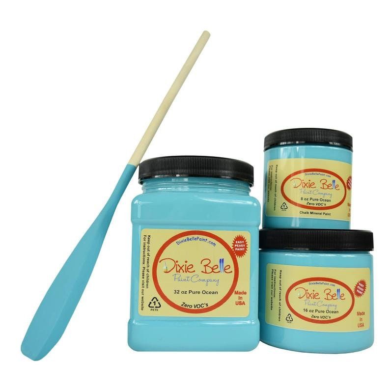 Dixie Belle Pure Ocean Paint, DIY paint, Mineral Chalk Paint