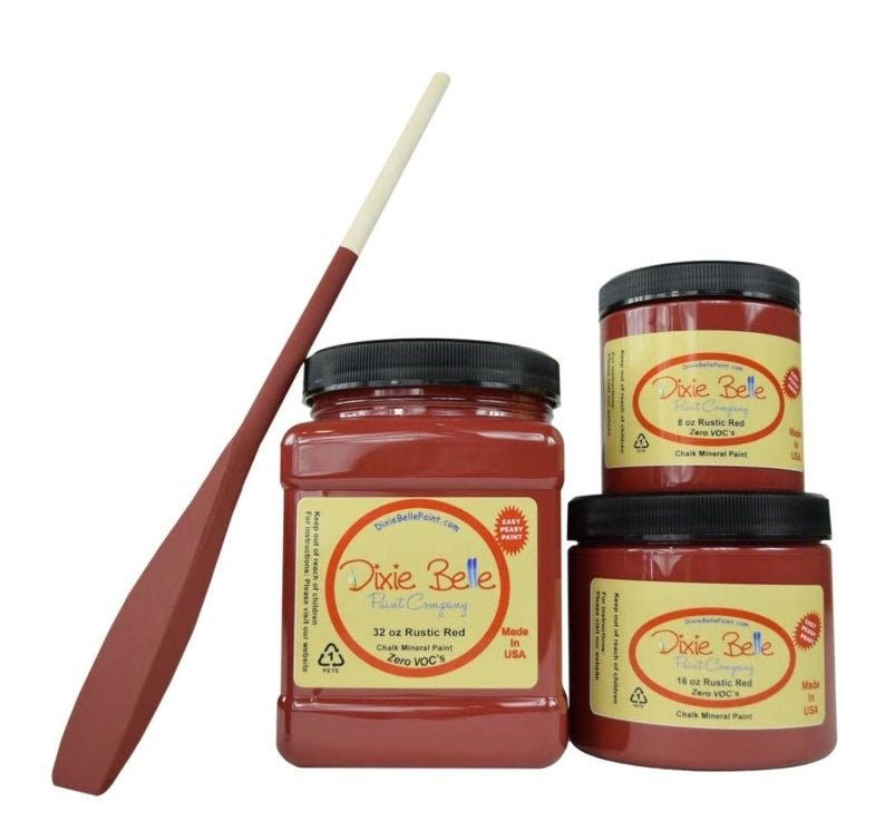 Dixie Belle Rustic Red Paint, DIY paint, Mineral Chalk Paint