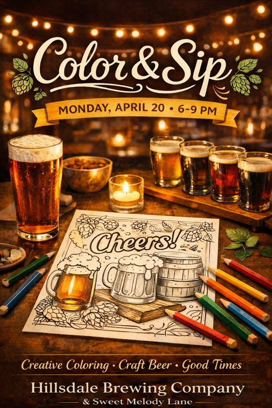 Color & Sip 4-20-26 (I will use your supplies)