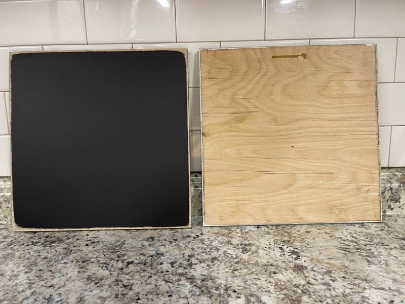 12"x12" unframed wood blanks, distressed white blank, distressed black blank,  farmhouse wood sign blank