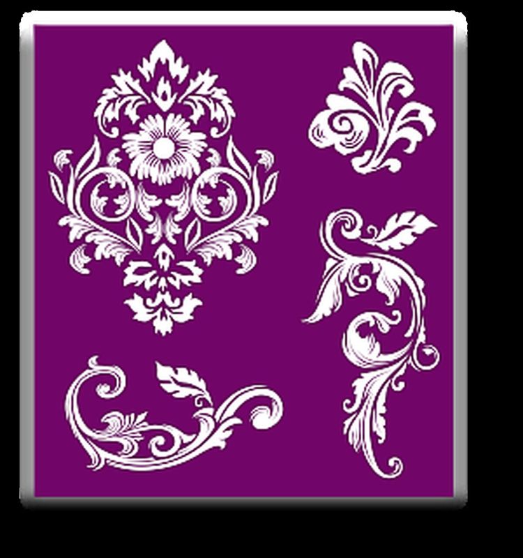 Dixie Belle Silk Screen Stencil Floral