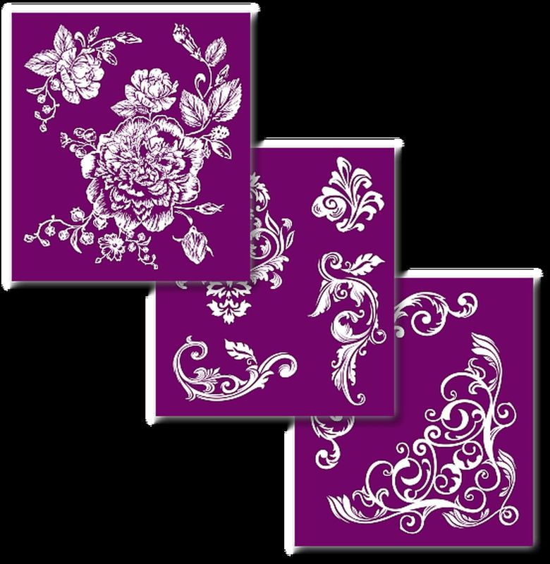 Dixie Belle Silk Screen Stencil Floral