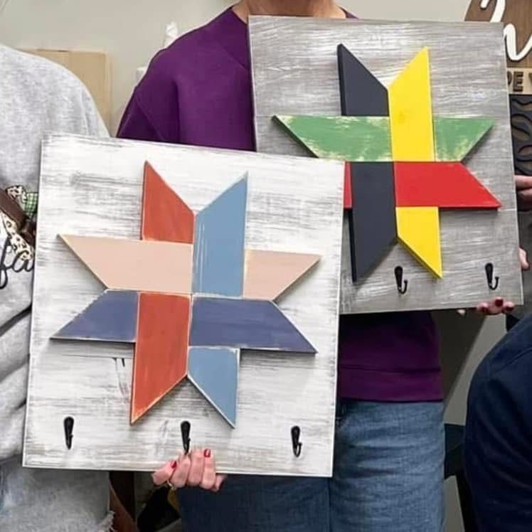 Craft Night (Barn Quilt Key Holder Feb 18  6-9pm)