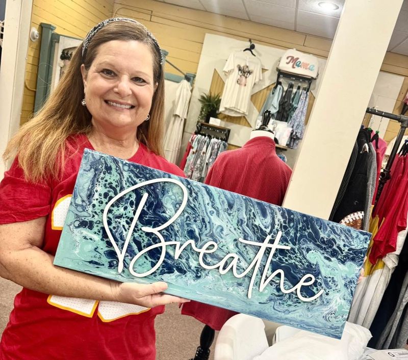 Paint Pour Party (Michigan Silhouette 18” with word Michigan)