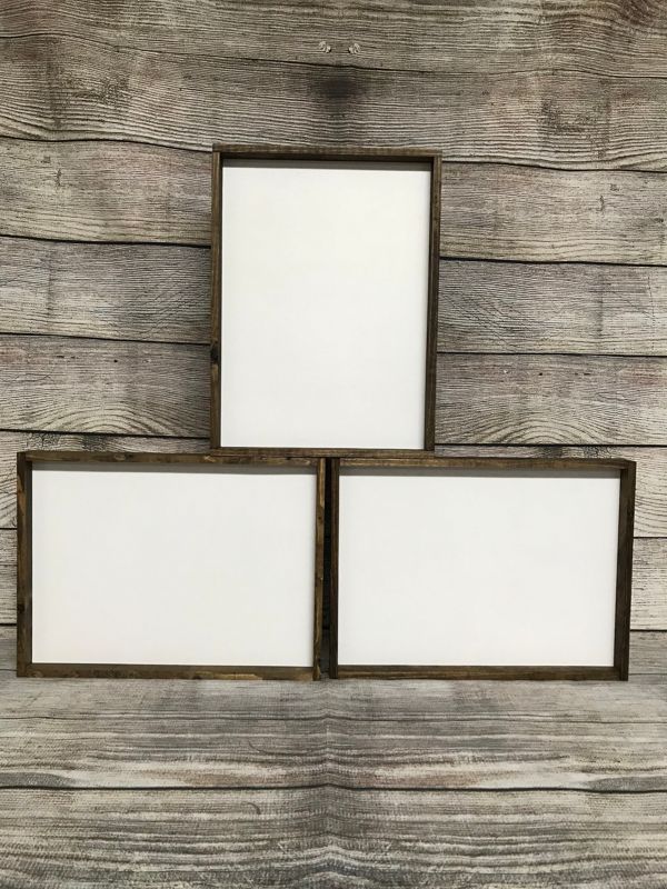 9"x12" (3) Blank Wood Sign, Rustic Wood Blanks for signs, Wood Sign, DIY Sign, Farmhouse Signs