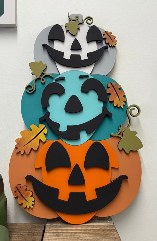 Craft night at Hillsdale brewing Company (Stacked Pumpkin & ghost)