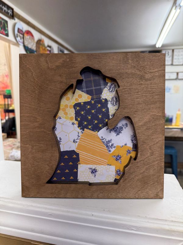 Friday Craft Night 9/26 (Michigan Silhouette Layered Sign)