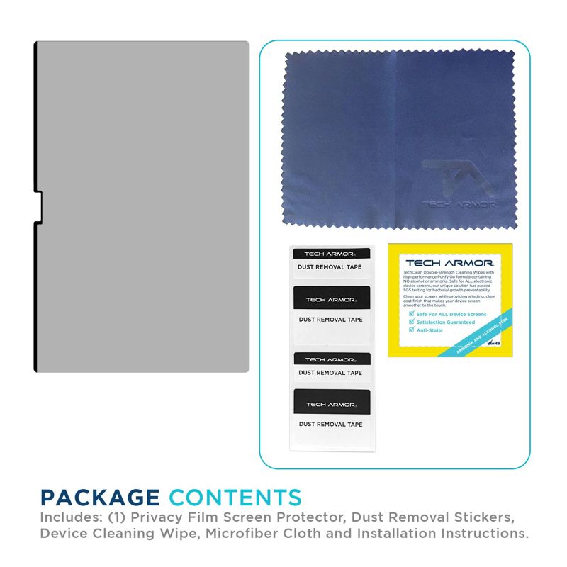 Tech Armor Magnetic Privacy Film Screen Protector Designed for MacBook Pro Retina 14 Inch 2021 , Easy Magnet Removal 1 Pack