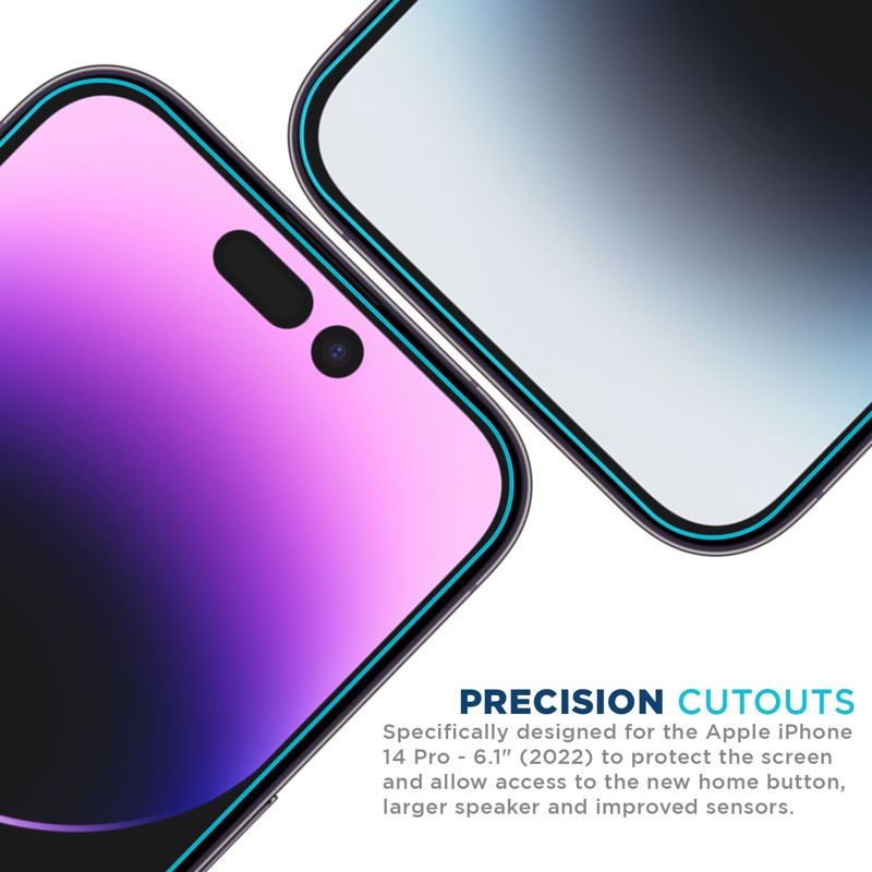 Tech Armor 4 Pack HD Clear Film Screen Protector Compatible for Apple NEW iPhone 14 Pro Max 5G 6.7 Inch 2022