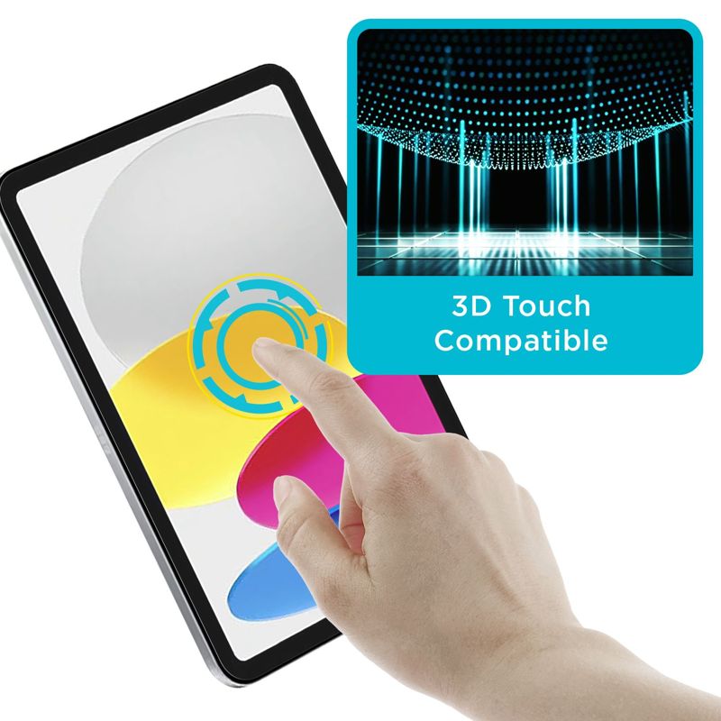 Tech Armor Matte Anti-Glare Film Screen Protector Designed for Apple iPad 10th Gen 10.9 Inch (2022), 2 Pack