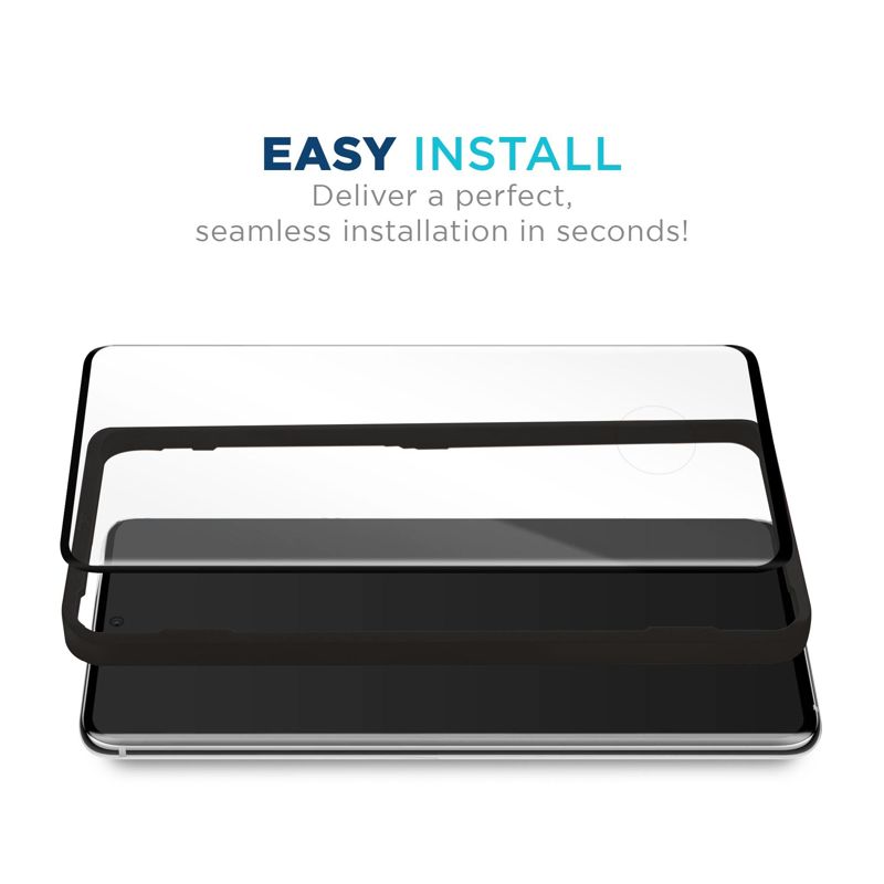Tech Armor Samsung Galaxy S24 Ultra Screen Protector - 2 Pack, Ballistic Tempered Glass, Case-Friendly Design + Installation Tray with Bonus Lens Protector