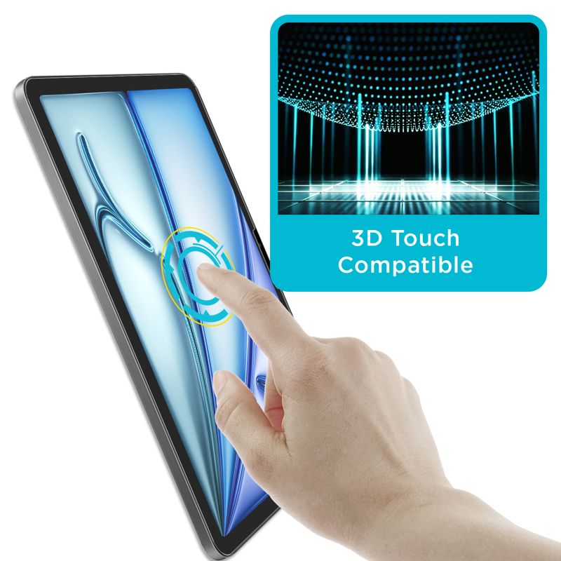 Tech Armor for iPad Air 11 Inch Screen Protector M4 2026 & M3 2025, M2 and iPad 10th Generation 2022 - Ballistic Tempered Glass, Apple Pencil Compatible, 9H+, Easy Installation Tray - 1 Pack