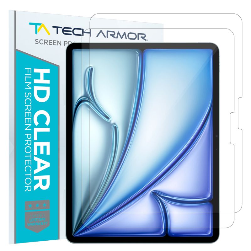 Tech Armor Matte Anti-Glare Film Screen Protector for iPad Air 13 Inch M4 2026 & M3 2025, M2 2024 - Perfect for Drawing, Writing, and Note-taking like on Paper 2 Pack
