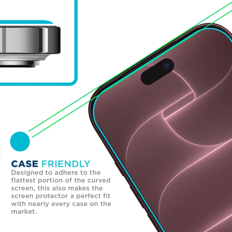 Tech Armor Screen Protector for iPhone 18 Pro Max, Ballistic Glass, 3-Pack