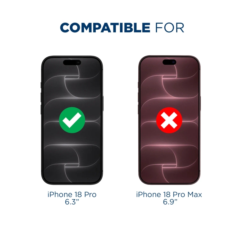 Tech Armor Screen Protector for iPhone 18 Pro, HD PET Film, 4-Pack