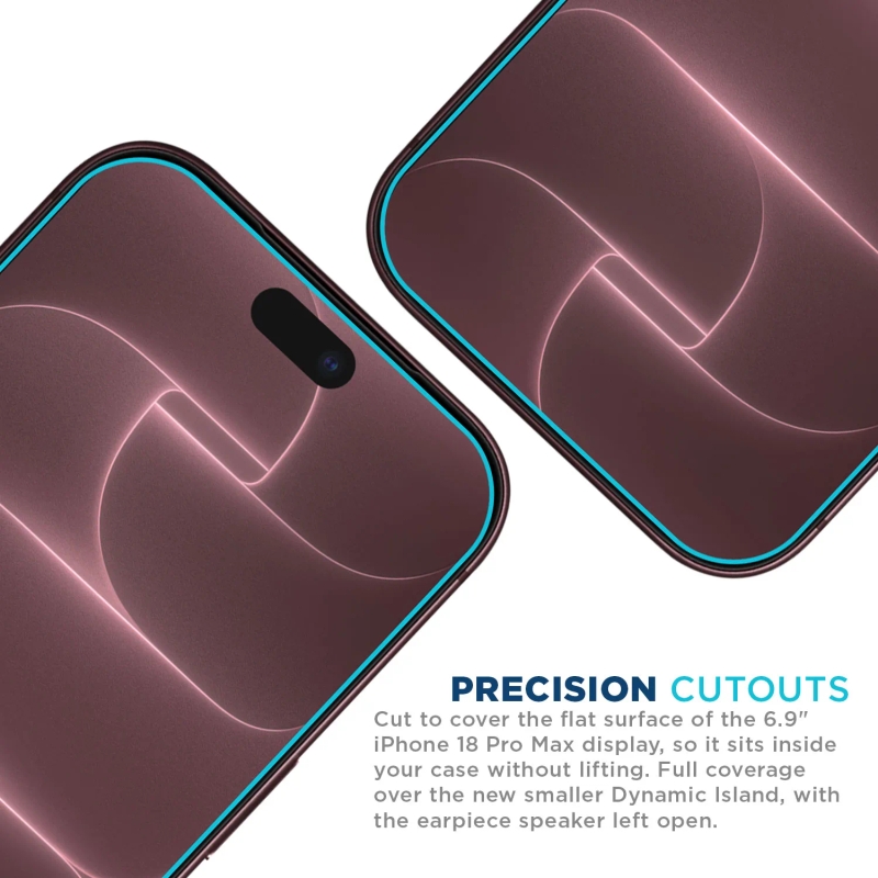 Tech Armor Screen Protector for iPhone 18 Pro Max, HD PET Film, 4-Pack