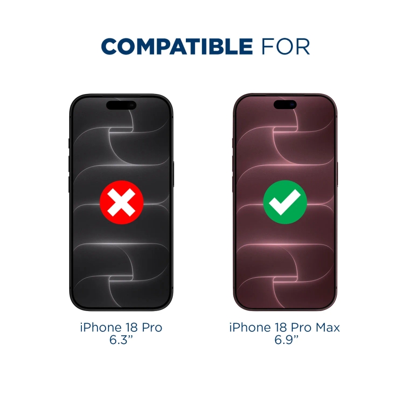 Tech Armor Privacy Glass for iPhone 18 Pro Max Screen Protector, 1-Pack