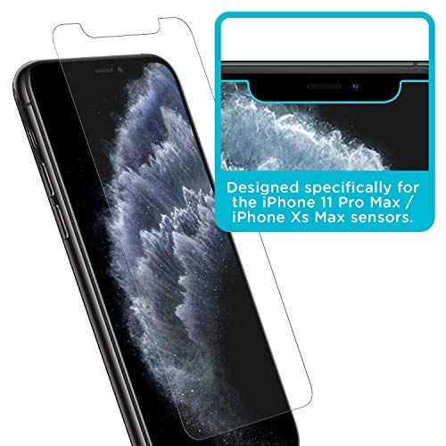 Tech Armor Ballistic Glass Screen Protector Designed for New 2019 Apple iPhone 11 Pro Max and iPhone Xs Max 6.5 Inch 3 Pack Tempered Glass 2019