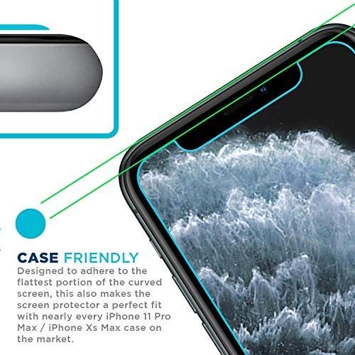 Tech Armor HD Clear Film Screen Protector Designed for Apple iPhone 11 Pro Max and iPhone Xs MAX 6.5 Inch 4 Pack 2019