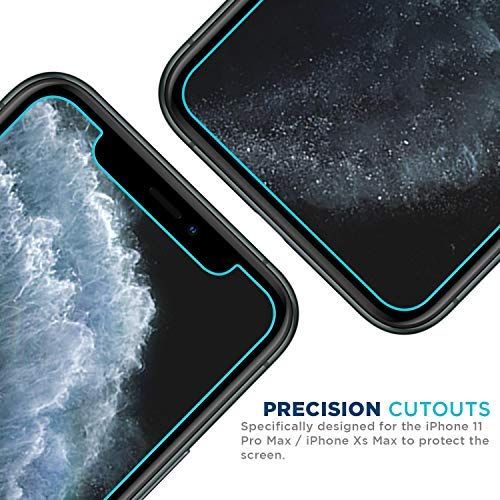 Tech Armor HD Clear Film Screen Protector Designed for Apple iPhone 11 Pro Max and iPhone Xs MAX 6.5 Inch 4 Pack 2019