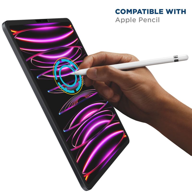 Tech Armor Matte Anti-Glare / Anti-Fingerprint Film Screen Protector Designed for Apple NEW iPad Pro 12.9 Inch 2022, 2021 , 2020 , 2018 2 Pack