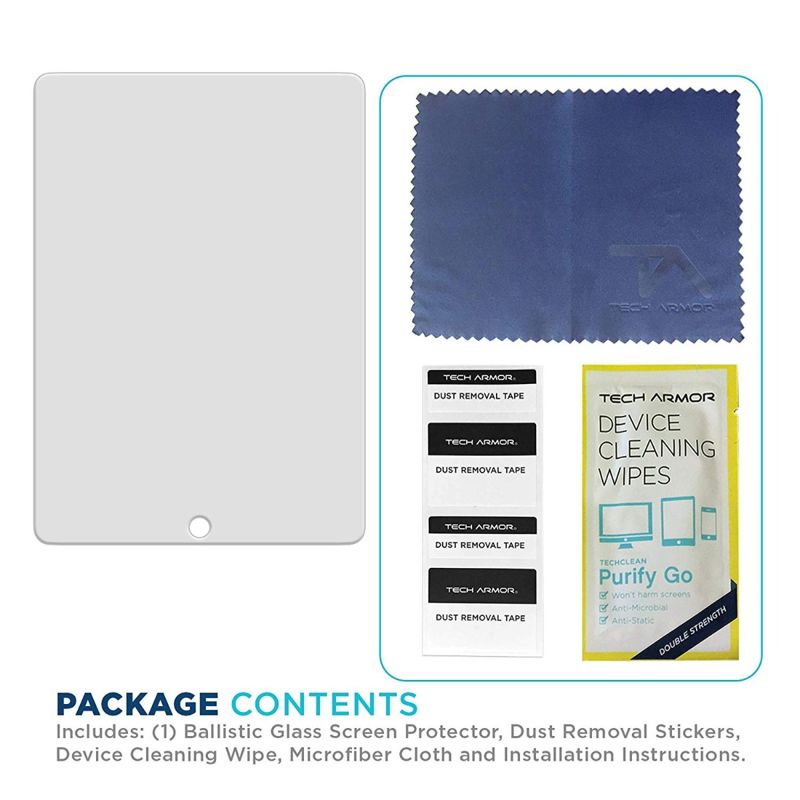 Premium Ballistic Glass Screen Protector for Apple iPad Pro 12.9-inch (2015 and 2017) [1-pack] - NOTE: Not Compatible with 2018, 2020, and 2021 models.