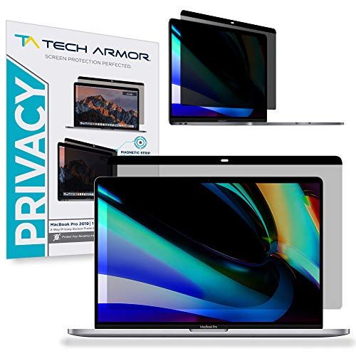 Tech Armor Privacy Film Screen Protector Designed for Apple MacBook Pro Retina 15 Inch 2016, 2017, 2018, and 2019 Model Easy Magnet Removal 1 Pack