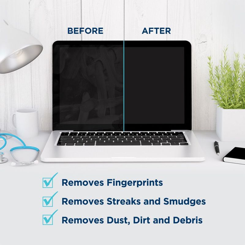 Tech Armor Cleaning Wipes - Best For TV Screen Cleaner, Computer Screen Cleaner, for Laptop, Phone, Ipad - Computer Cleaning kit Electronic Cleaner - 100 Wipes