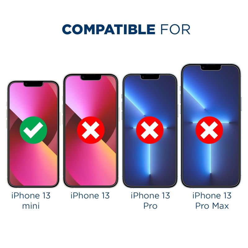 Tech Armor Privacy Ballistic Glass Screen Protector Designed for Apple NEW iPhone 13 mini 5.4 Inch 1 Pack Tempered Glass 2021