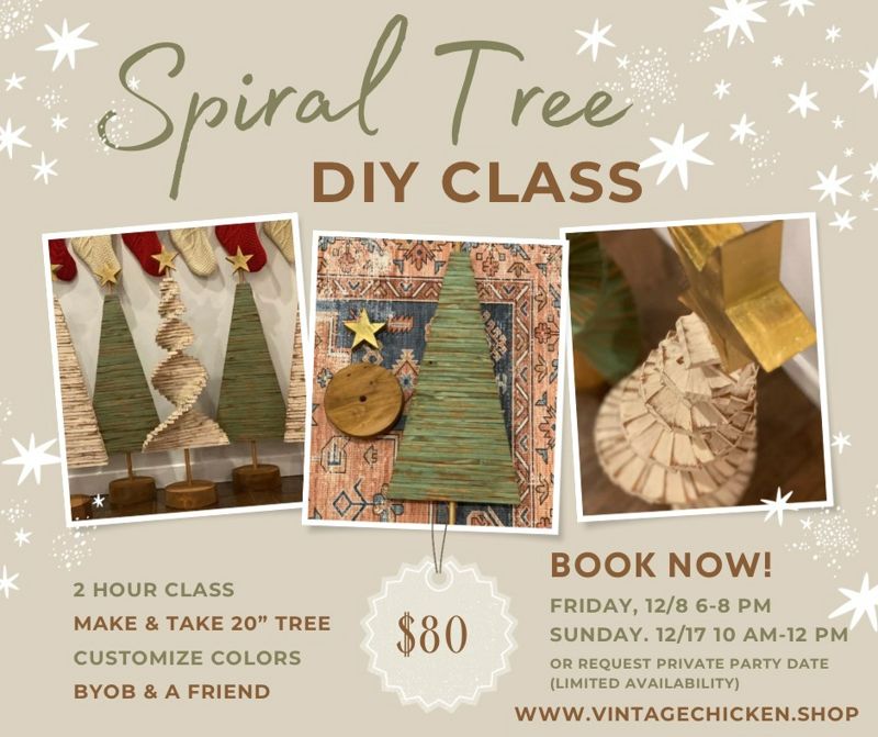Spiral Tree DIY CLASS