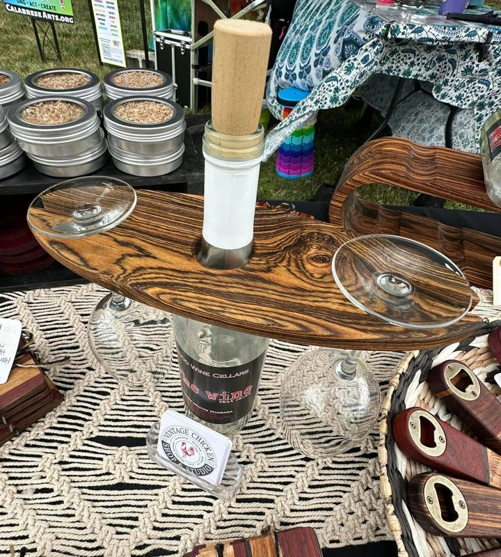 Wine & Glass Holder