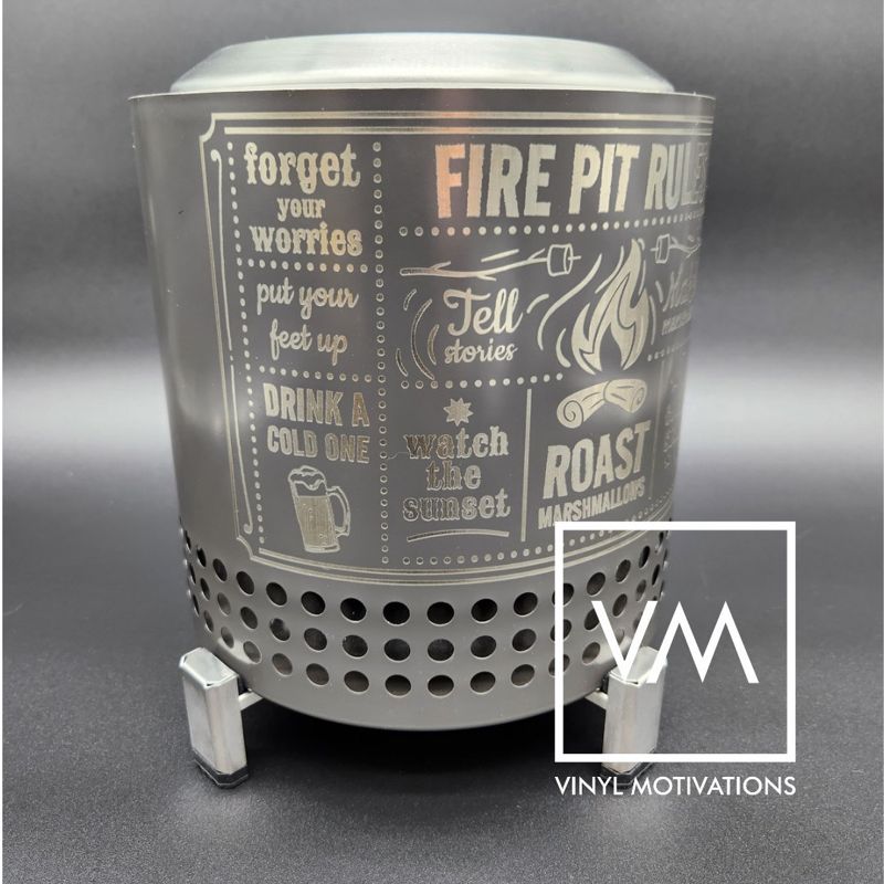 Fire Pit Rules! Custom Solo Stove Mesa / Mesa XL (Ash, Mesa)